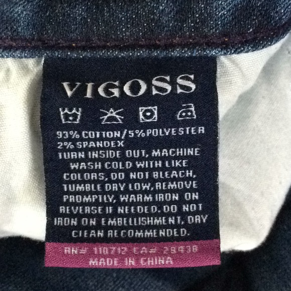 Vigoss Jagger Distressed Skinny Jeans, Size 29 - Picture 10 of 10